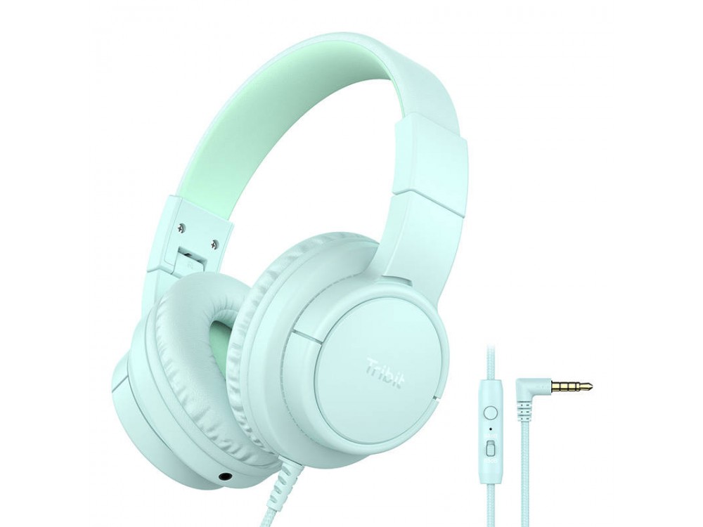Tribit KH01 Ενσύρματα Ακουστικά για παιδιά με Ειδικό Volume Limiter - Green