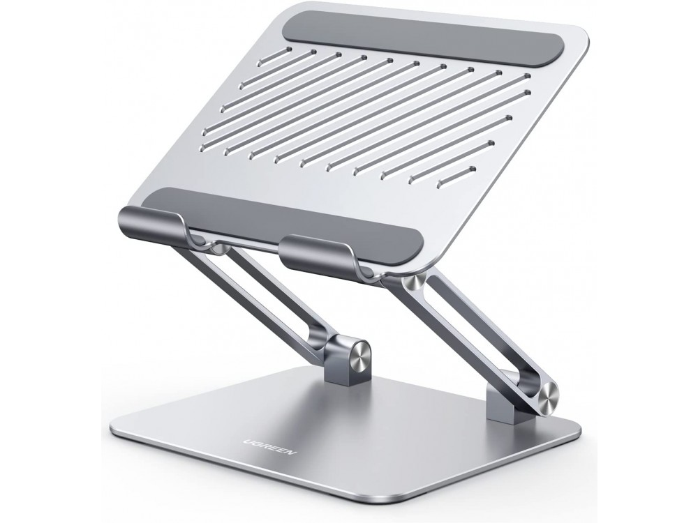 Ugreen Folding Aluminum Stand for Tablet, Adjustable 180° Riser for devices up to 12.9", Silver