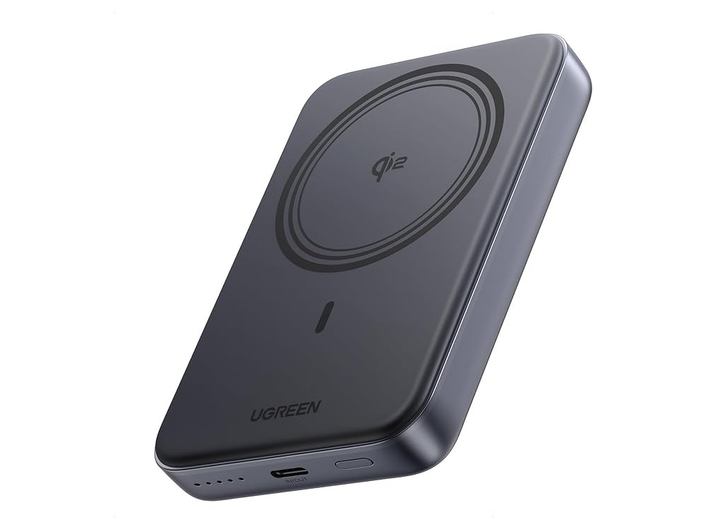 Ugreen 55135B 10K, Μαγνητικό Power Bank 10.000mAh Qi2 Certified 15W MagSafe για iPhone, Black