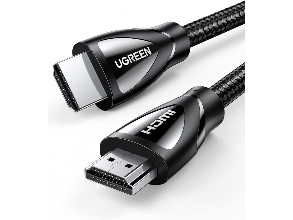 Ugreen HDMI v2.1 8Κ@60Hz, 3μ. Καλώδιο με Νάυλον Ύφανση, eARC, 48Gbps, HDR & HDCP 2.2 - 80404