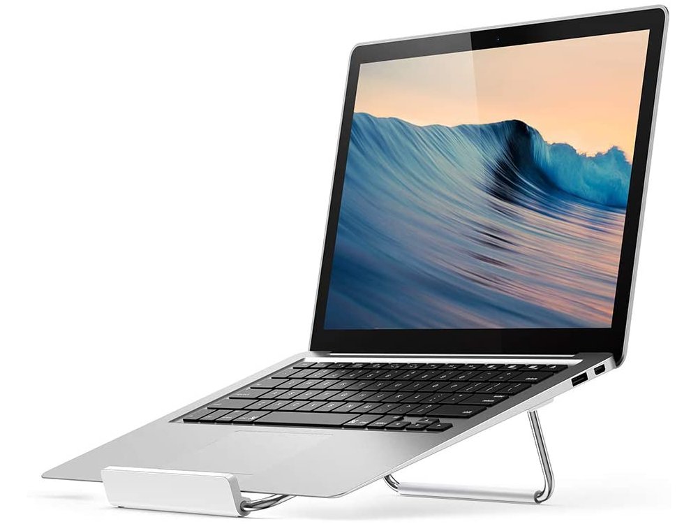 Ugreen Portable Laptop Stand, Εργονομική Βάση με Ρυθμιζόμενο Ύψος & Αναδιπλούμενη για Laptop 12-15.6" - 80348, Silver