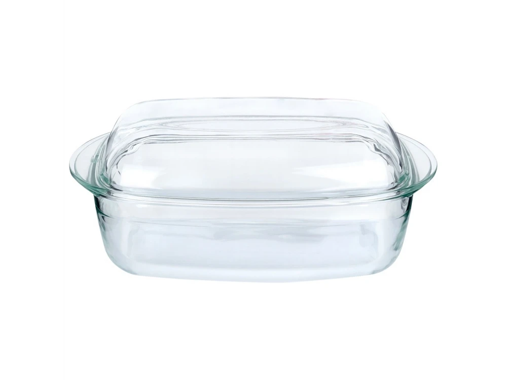 Vilde Casserole Dish 2-in-1, Fireproof Glass Dish with Lid 3.5L + 1.5L