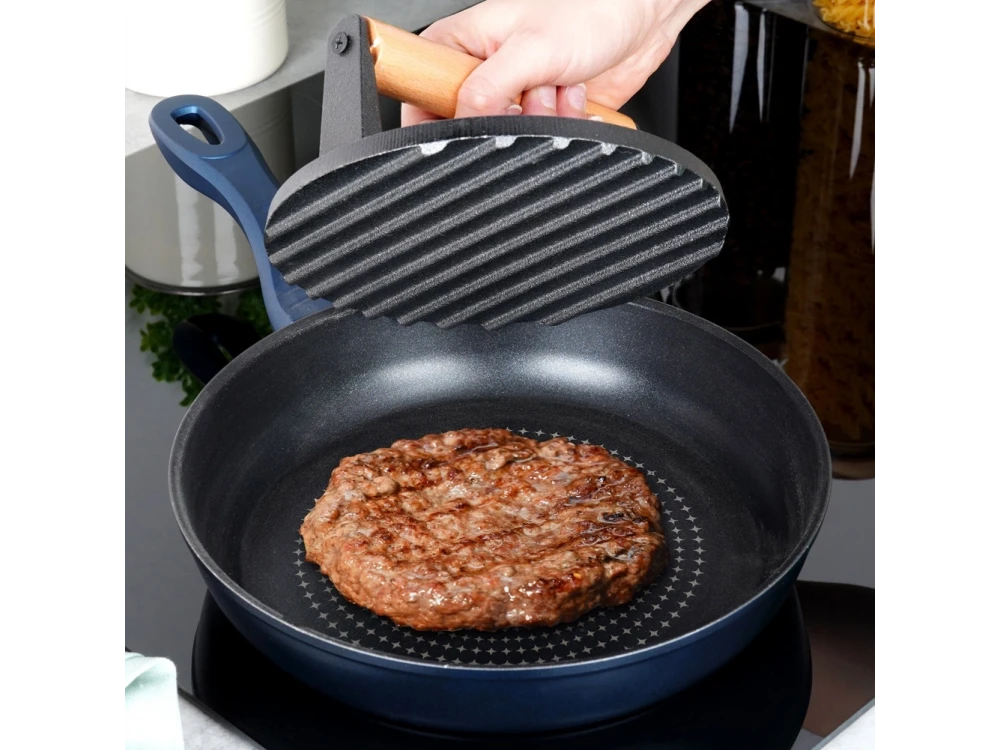 Vilde Cast Line, Burger Press Cast Iron, 17.5cm