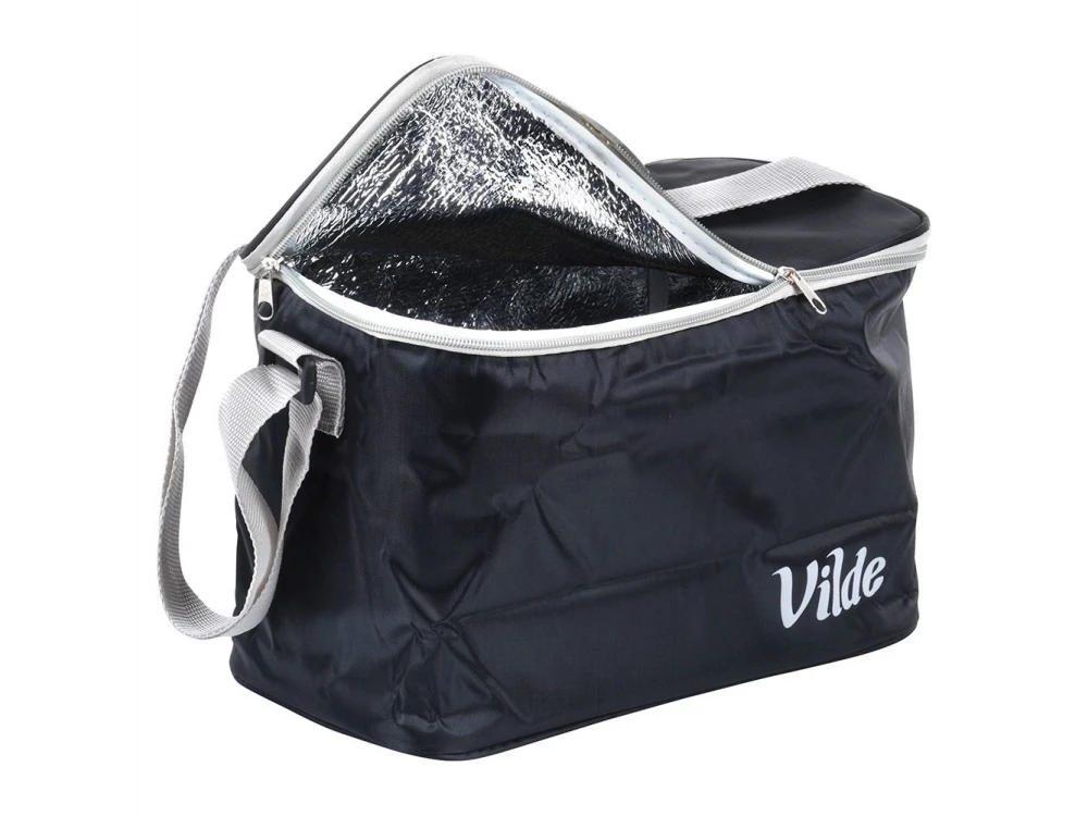 Vilde Cooler Bag Insulated Shoulder Bag 10L 31x17.5x20cm, Waterproof, Black