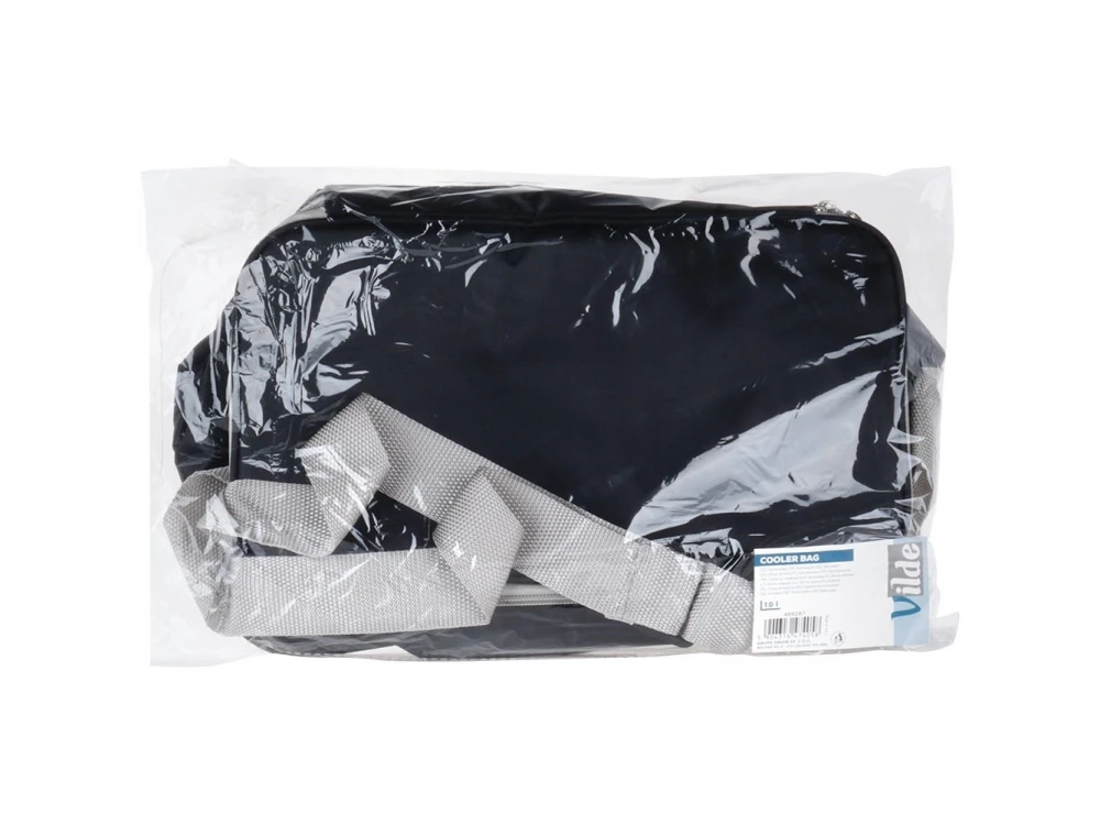 Vilde Cooler Bag Insulated Shoulder Bag 10L 31x17.5x20cm, Waterproof, Black