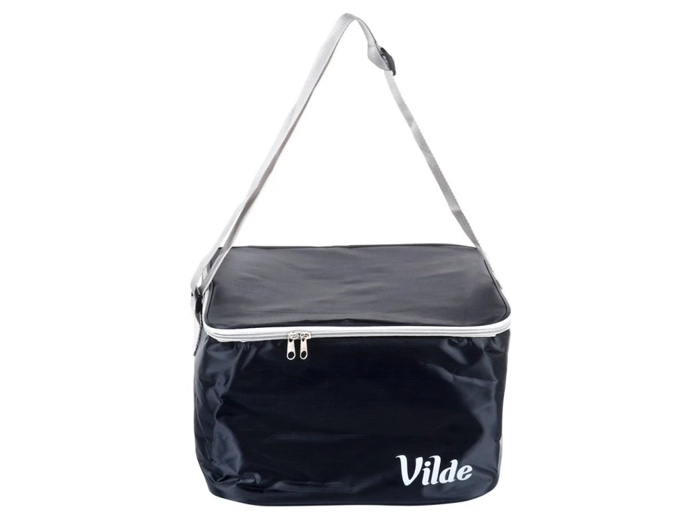 Vilde Cooler Bag Insulated Shoulder Bag 18L 31x32x20cm, Waterproof, Black