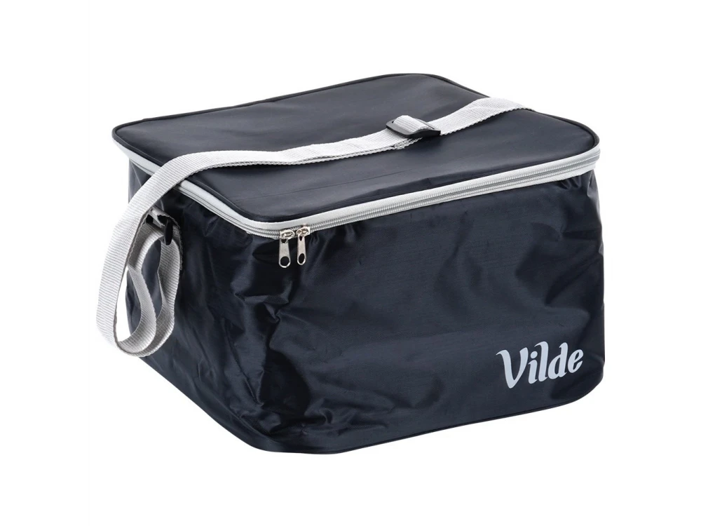 Vilde Cooler Bag Insulated Shoulder Bag 18L 31x32x20cm, Waterproof, Black