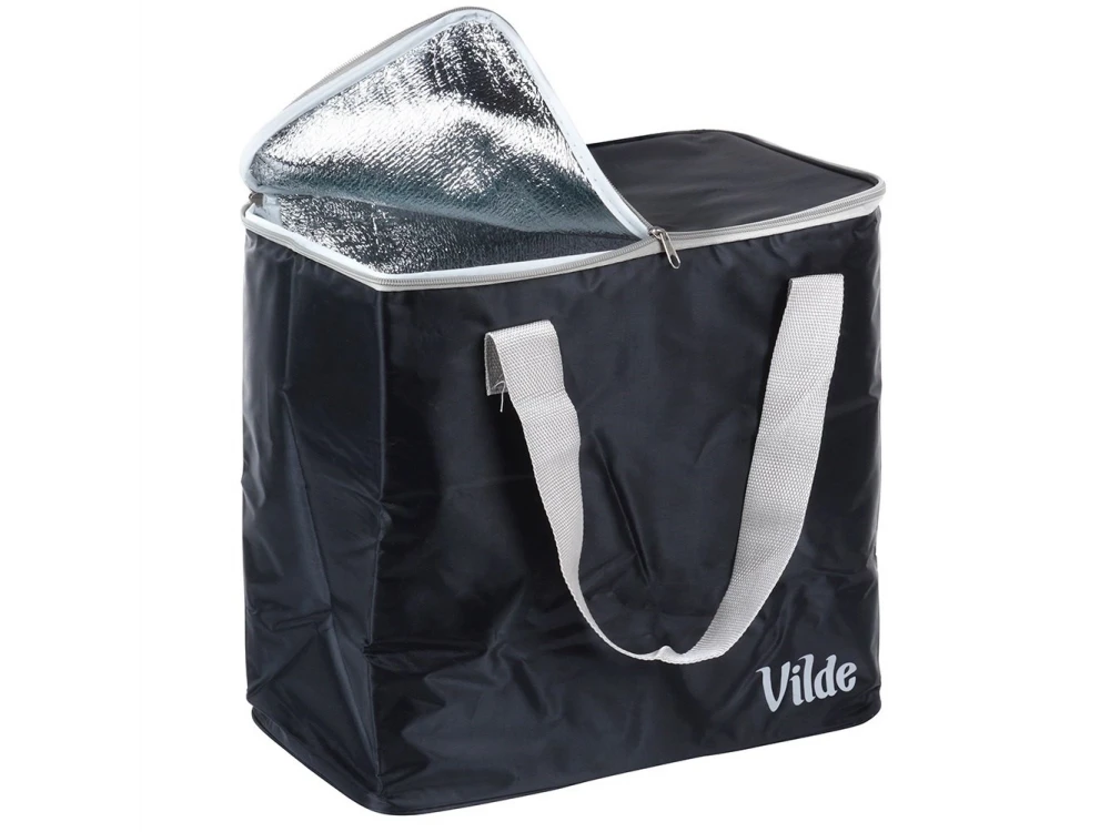 Vilde Cooler Bag Insulated Shoulder Bag 30L 38.5x21.5x36cm, Waterproof, Black