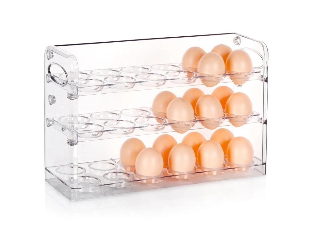 Vilde Egg Holder for 36 Eggs, Organizer Refrigerator Egg Organizer for 36 Eggs