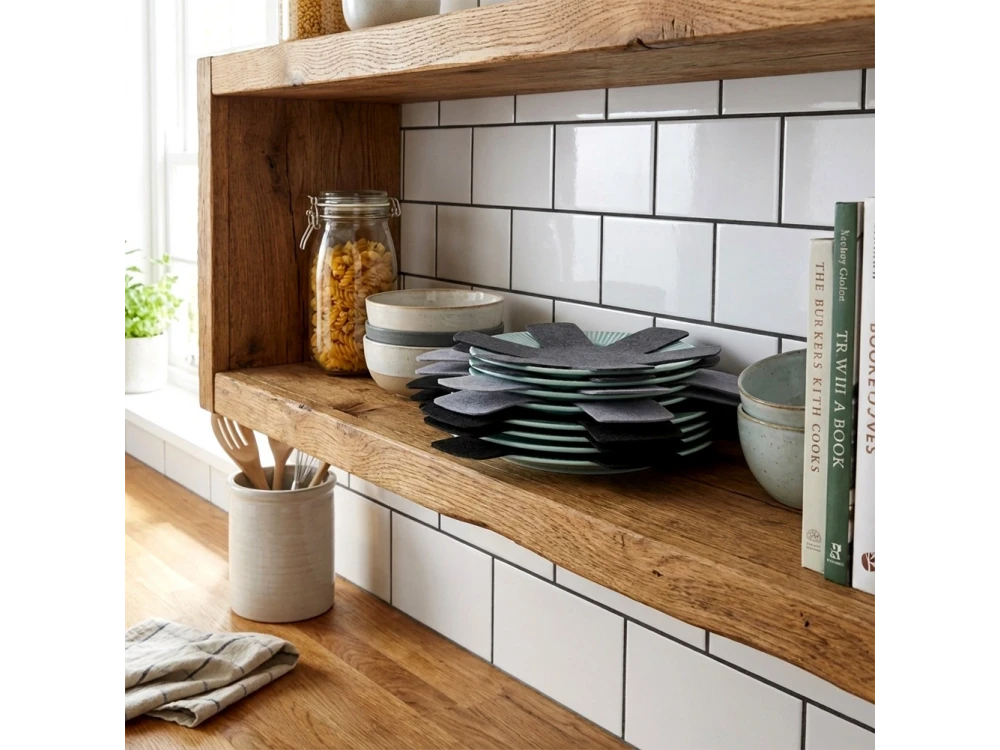 Vilde Pan Protector Felt, Set of 6pcs Fabric Cookware Placemats
