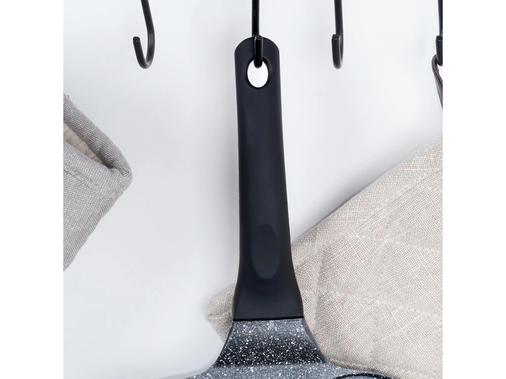 Vilde Premium Four-Cup Egg Pan Granite, 4-Cup Aluminum Non-Stick Pan with Granite Coating, 19cm