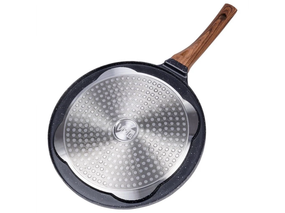 Vilde Premium Four-Cup Egg Pan Granite, Αντικολλητικό Τηγάνι 4 Θέσεων από Αλουμίνιο με Επίστρωση από Γρανίτη, 26cm