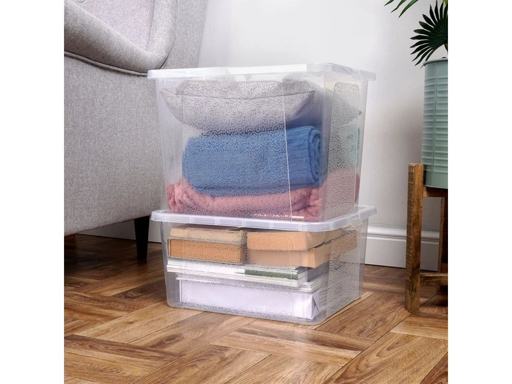 Vilde Storage Container 20L, Plastic Storage Box 40x33x20cm