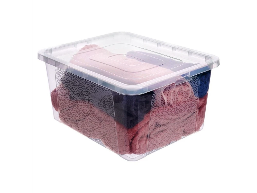 Vilde Storage Container 20L, Plastic Storage Box 40x33x20cm