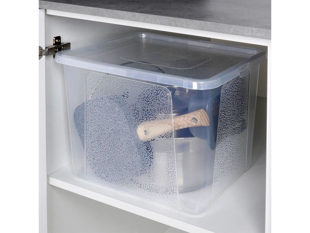 Vilde Storage Container 30L, Plastic Storage Box 40x33x30cm