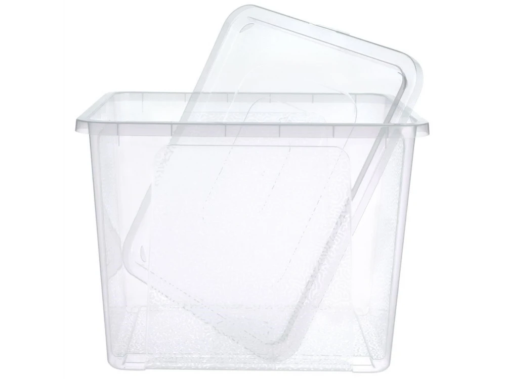 Vilde Storage Container 30L, Plastic Storage Box 40x33x30cm