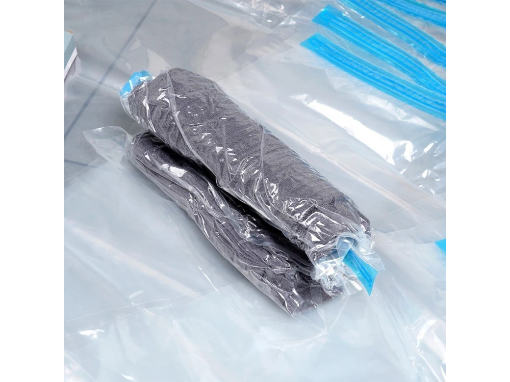 Vilde Vacuum Storage Bags, Set of 10pcs Storage Bags for Bags / Clothes Airtight with Vacuum, Transparent