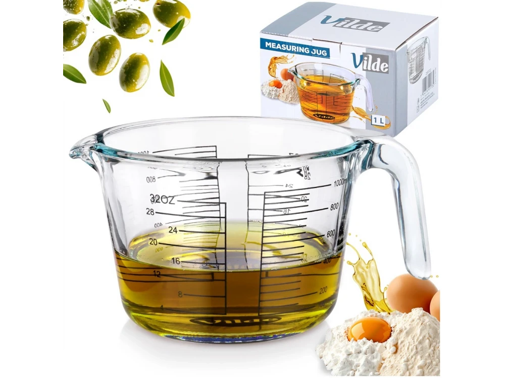 Vilde Glass Kitchen Measurer 1000ml