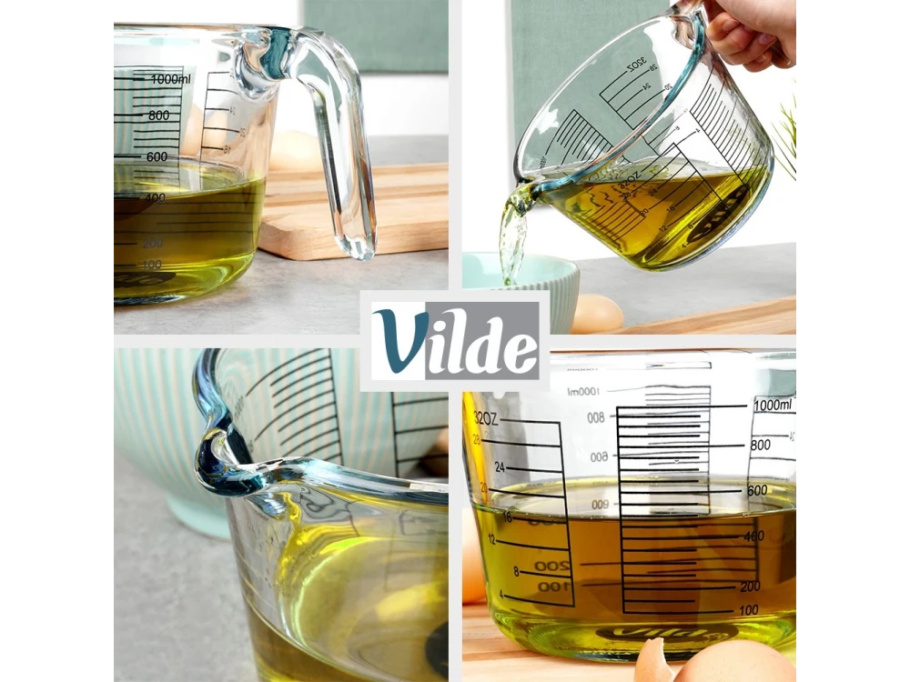 Vilde Glass Kitchen Measurer 1000ml