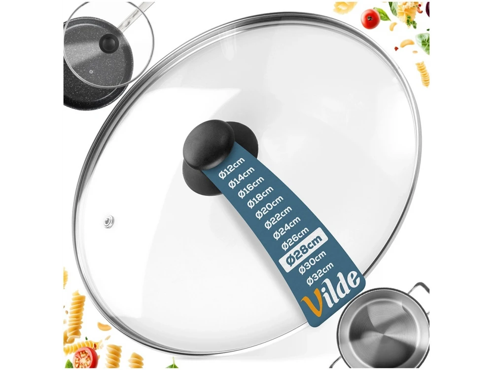 Vilde Glass Lid for Pan and Pot 28cm