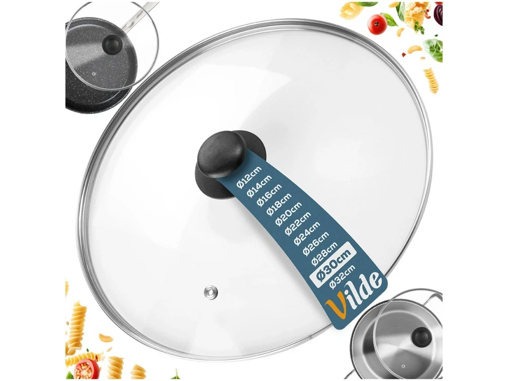Vilde Glass Lid for Pan and Pot 30cm