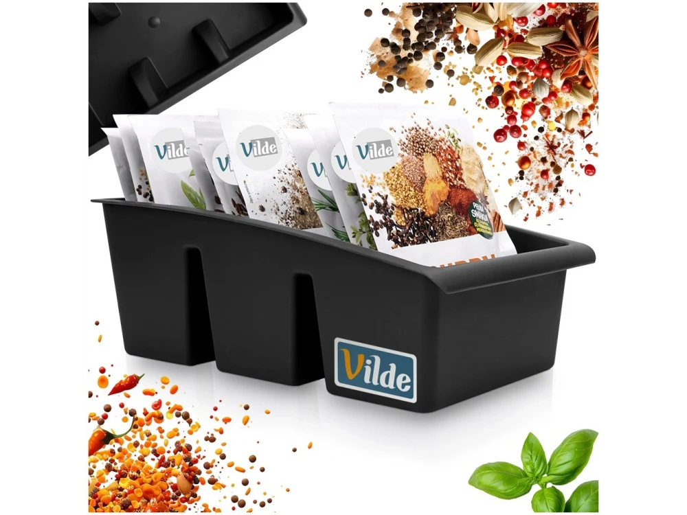 Vilde Spice Organizer, Black