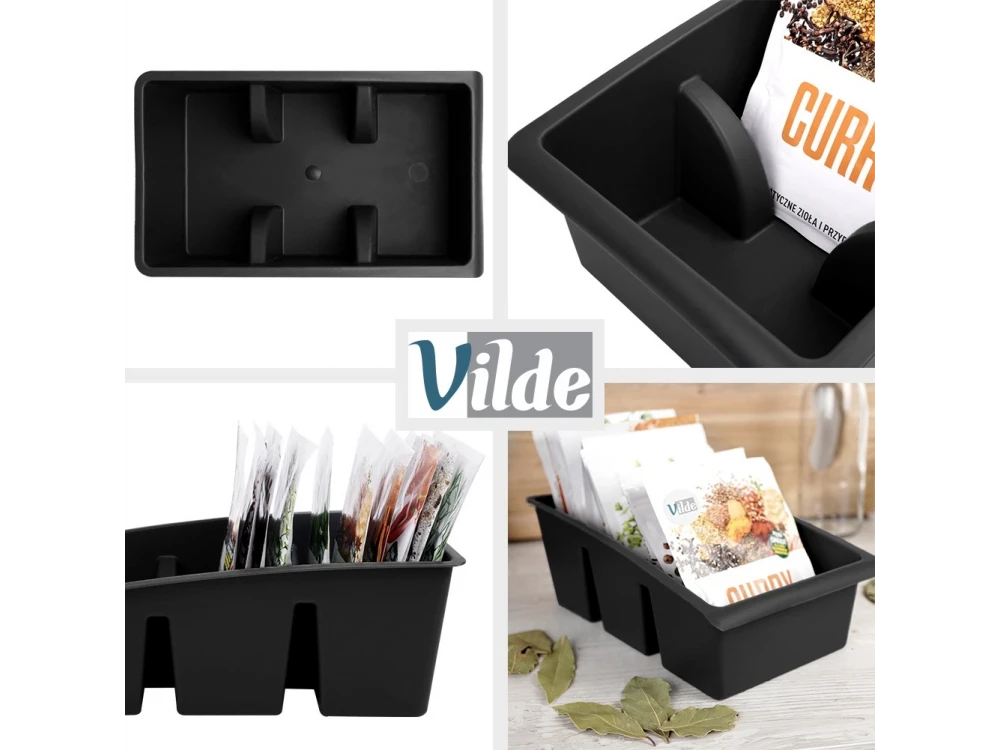 Vilde Spice Organizer, Black
