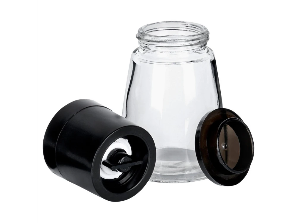 Vilde Set of 2 Manual Spice Grinders Glass 13.3cm