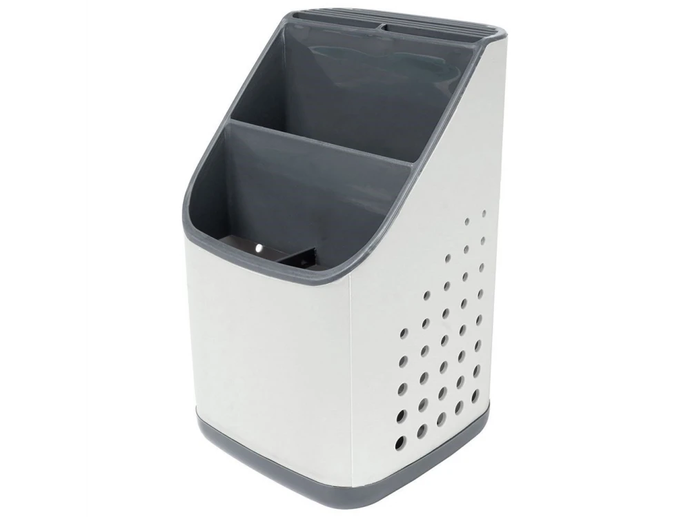 Vilde Cutlery Drainer, Gray/White