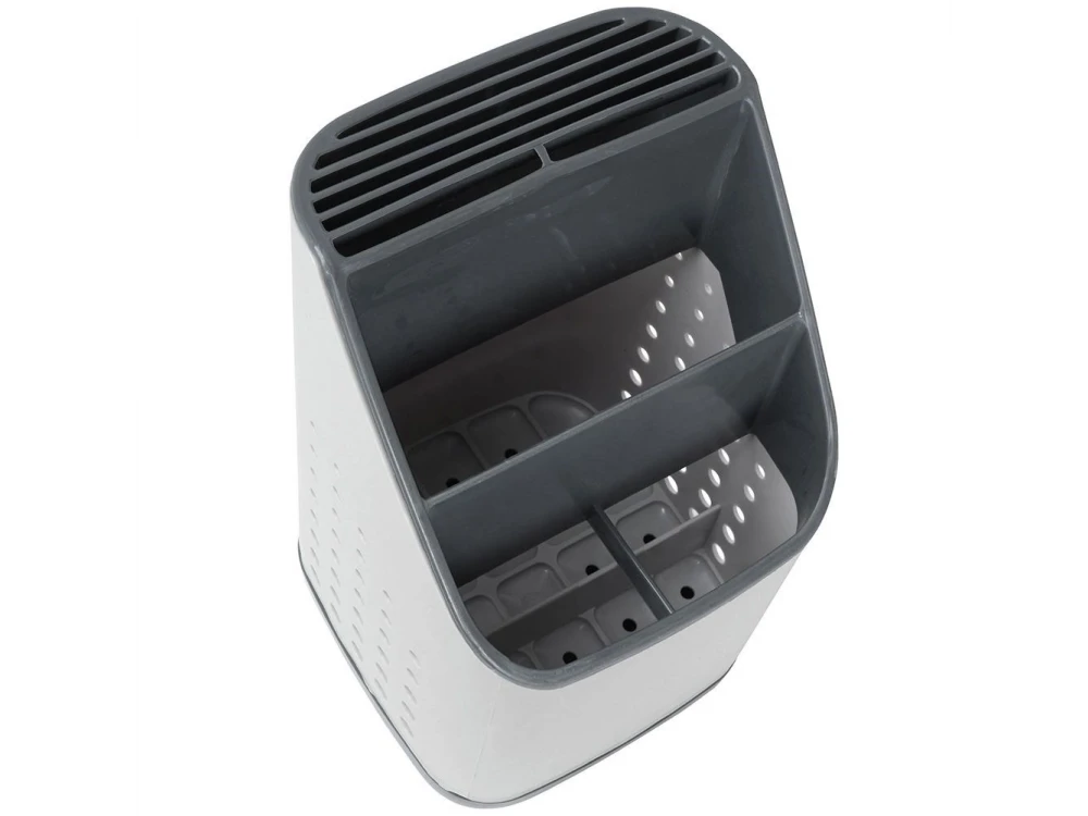 Vilde Cutlery Drainer, Gray/White