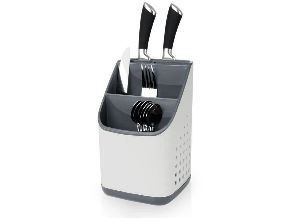 Vilde Cutlery Drainer, Gray/White