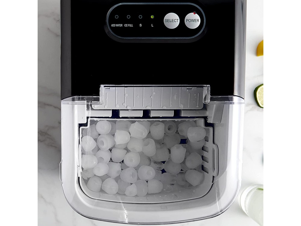 VonShef Ice Maker Machine, Παγομηχανή με Ημερήσια Παραγωγή 12kg & Επιλογή Μεγέθους Πάγου