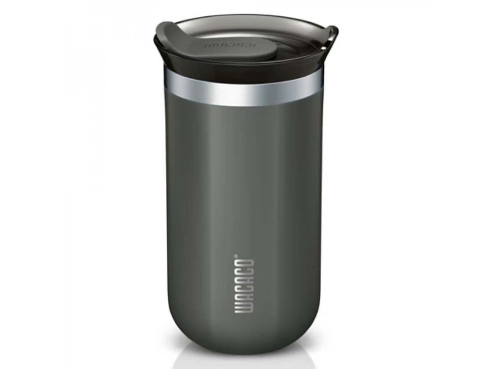 Wacaco Octaroma Lungo Travel Mug, Ποτήρι Θερμός 300ml, Dim Grey