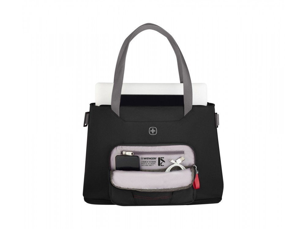 Wenger Motion Deluxe Tote Bag / Τσάντα Laptop για Laptop έως 15.6" & Θήκη για Tablet, Chic Black