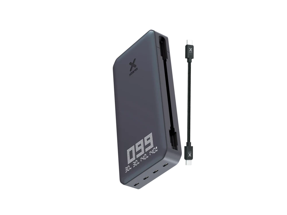 Xtorm XB403 Titan 27000 PD 200W USB-C Power Bank 27.000mAh Power Delivery, black