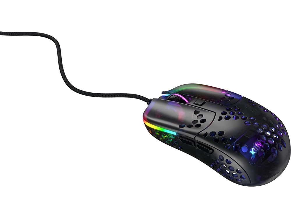 Xtrfy MZ1 ZY’S Rail RGB Optical Gaming Mouse, Gaming Ποντίκι 16.000 DPI, Μαύρο