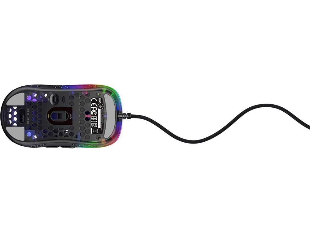 Xtrfy MZ1 ZY'S Rail RGB Optical Gaming Mouse, Gaming Mouse 16,000 DPI, Black