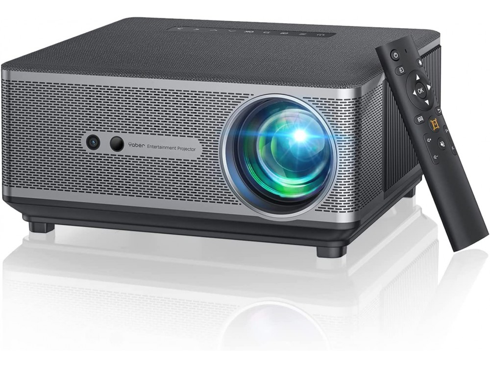 Yaber ACE K1 Projector Full HD 1080p Native resolution, 650 ANSI Lumens, 1600:1 Contrast (up to 1080p) Bluetooth 5.0 & WiFi