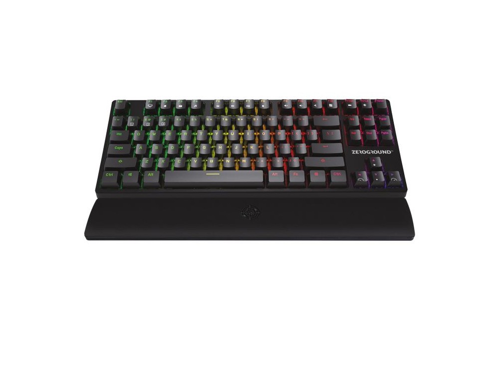 Zeroground KB-3100G Tonado Mini, Μηχανικό RGB Πληκτρολόγιο, Gaming Keyboard Tenkeyless με Outemu Red Switches