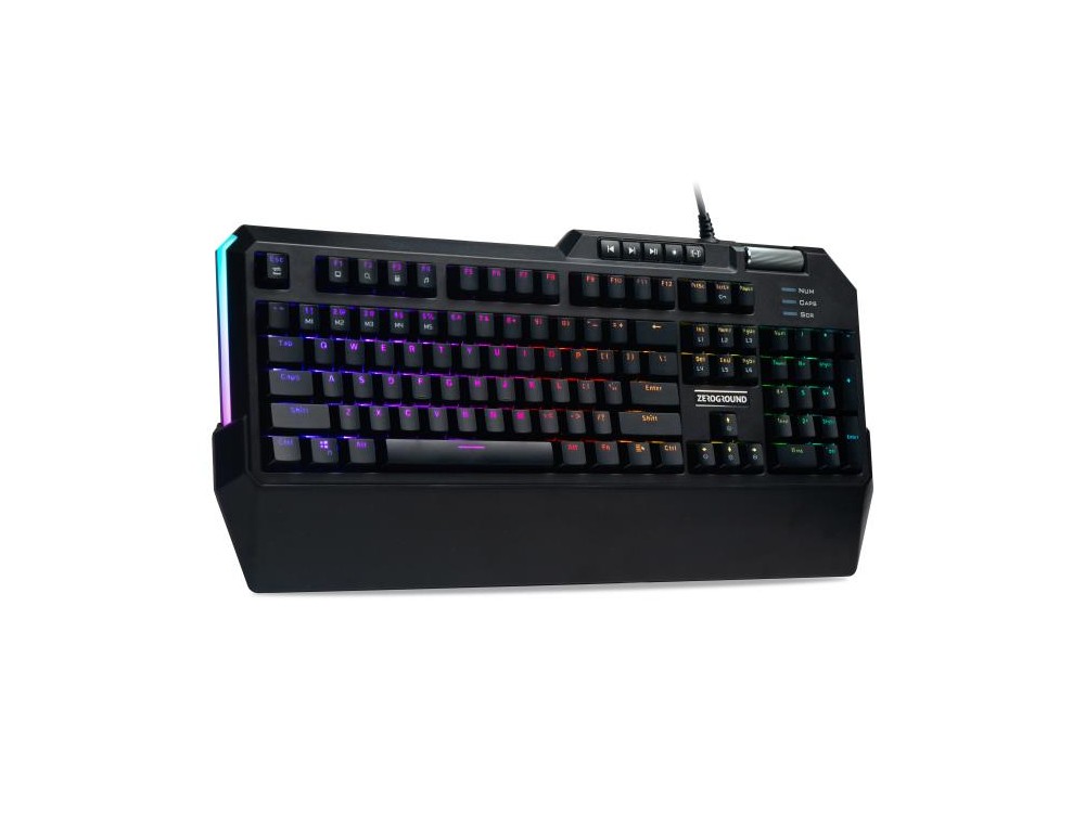 Zeroground KB-3400G TAIGEN v3.0 Wired Mechanical RGB Keyboard, Gaming Keyboard with OUTEMU linear Red switches