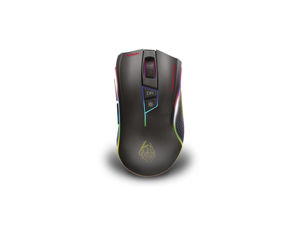 Zeroground MS-3000G RGB Soriin Gaming Mouse, Programmable 500-2.750 DPI, 7 Buttons, Black