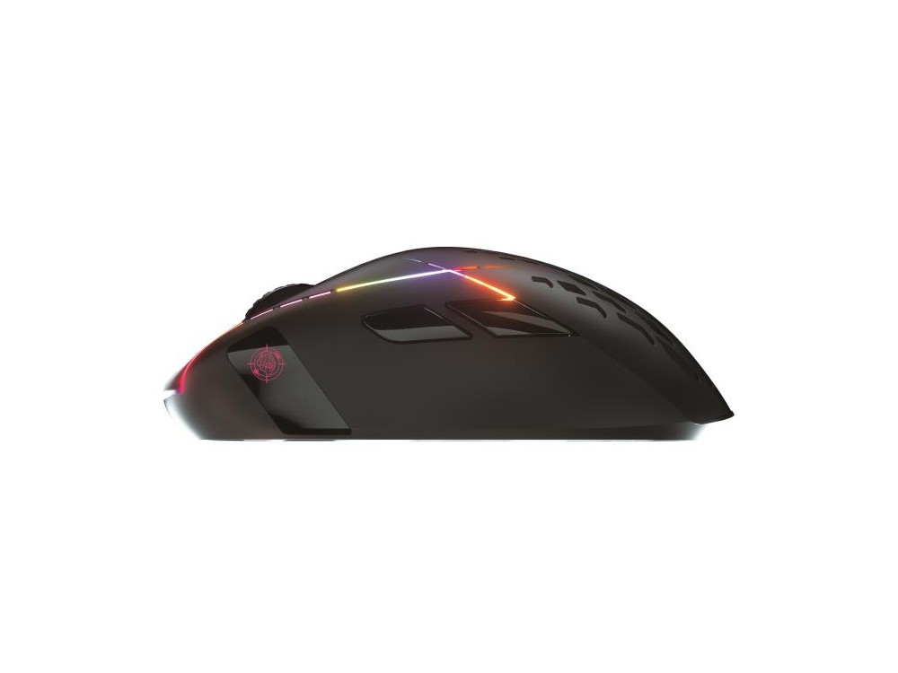 Zeroground MS-4200WG HASIBA v3.0 RGB Optical Προγραμματιζόμενο Gaming Mouse, Honeycomb Ποντίκι, 10.400 DPI, 9 Buttons, Μαύρο