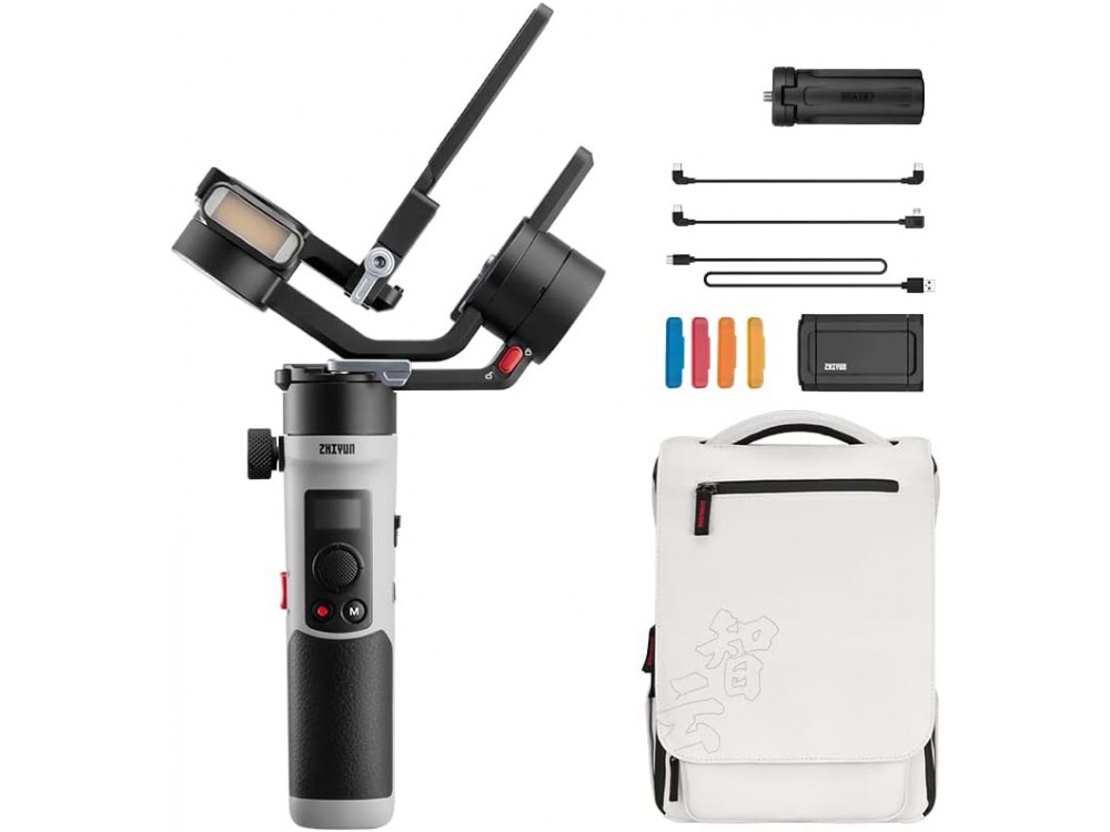 Zhiyun Crane M2S 3-Axis Handheld Gimbal Stabilizer Combo Kit for Mirrorless Camera, GoPro & Smartphone