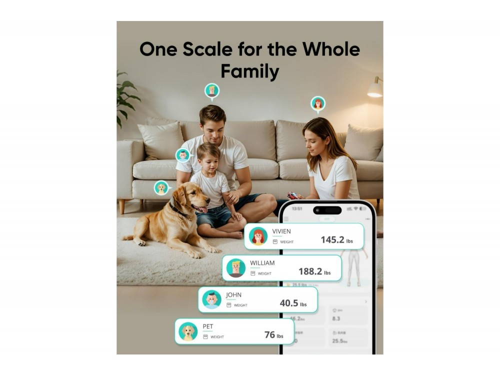 Anker Eufy Smart Scale C20, Ψηφιακή Ζυγαριά Μεγάλης Ακρίβειας, με 16 Μετρήσεις - ΑΝΟΙΓΜΕΝΗ ΣΥΣΚΕΥΑΣΙΑ