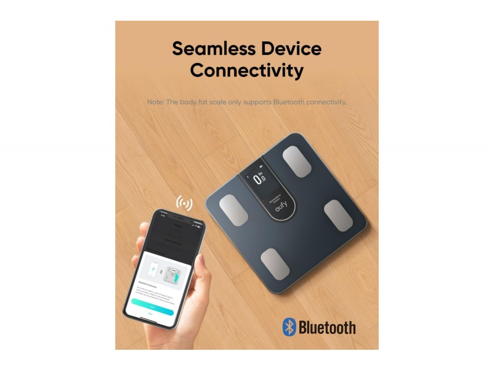 Anker Eufy Smart Scale C20, Ψηφιακή Ζυγαριά Μεγάλης Ακρίβειας, με 16 Μετρήσεις - ΑΝΟΙΓΜΕΝΗ ΣΥΣΚΕΥΑΣΙΑ