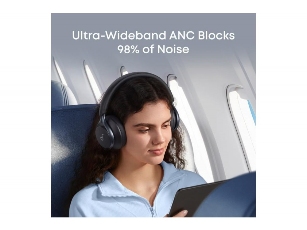 Anker Soundcore Space One Bluetooth 5.3 ακουστικά με Hybrid Active noise cancellation & LDAC Hi-Res - ΑΝΟΙΓΜΕΝΗ ΣΥΣΚΕΥΑΣΙΑ