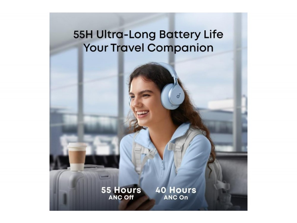 Anker Soundcore Space One Bluetooth 5.3 ακουστικά με Hybrid Active noise cancellation & LDAC Hi-Res - ΑΝΟΙΓΜΕΝΗ ΣΥΣΚΕΥΑΣΙΑ
