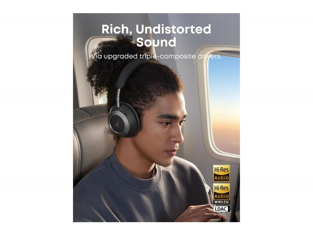 Anker Soundcore Space One Pro Bluetooth 5.3 ακουστικά, 4-Stage Active noise cancellation & LDAC Hi-Res - ΑΝΟΙΓΜΕΝΗ ΣΥΣΚΕΥΑΣΙΑ
