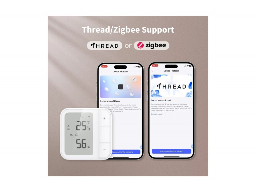 Aqara Thermostat W500 Έξυπνος Θερμοστάτης Ενδοδαπέδιας Θέρμανσης 16A, Matter over Thread