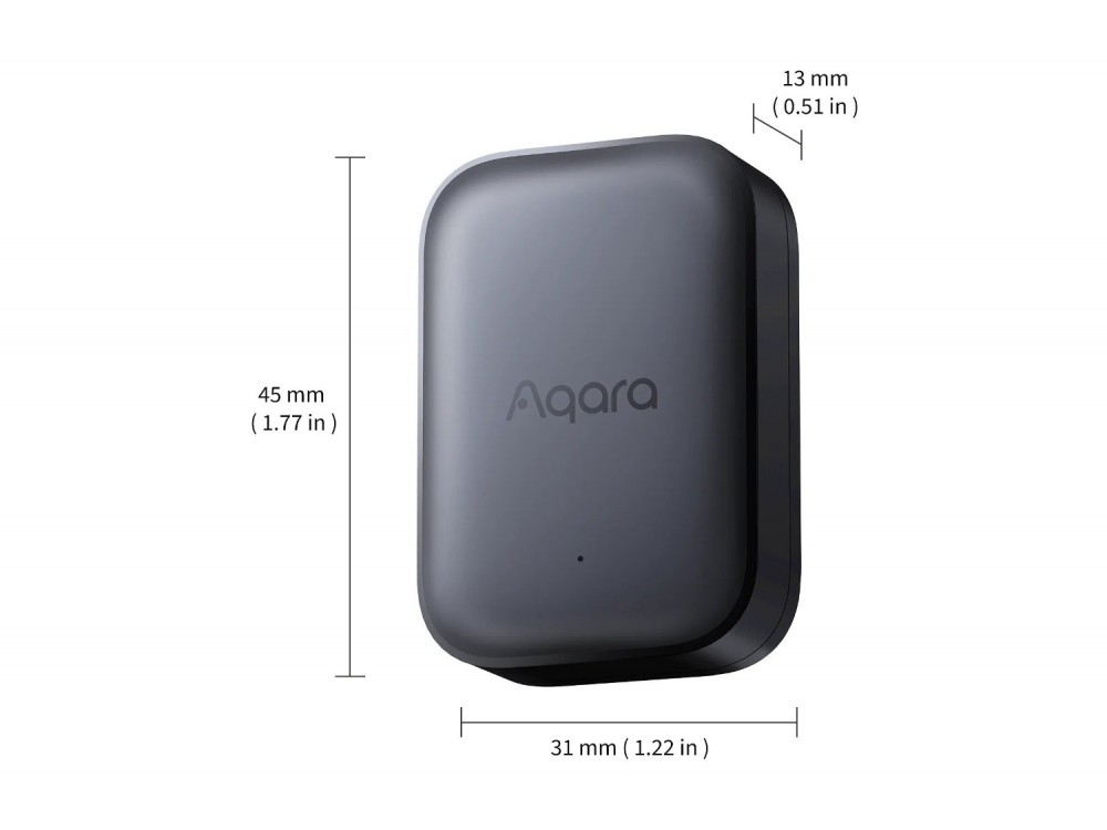 Aqara Multi-State Sensor P100 Kit Αισθητήρας Ανοίγματος/Κλεισίματος, Δόνησης & Κλίσης, Zigbee & Thread (Matter), Grey